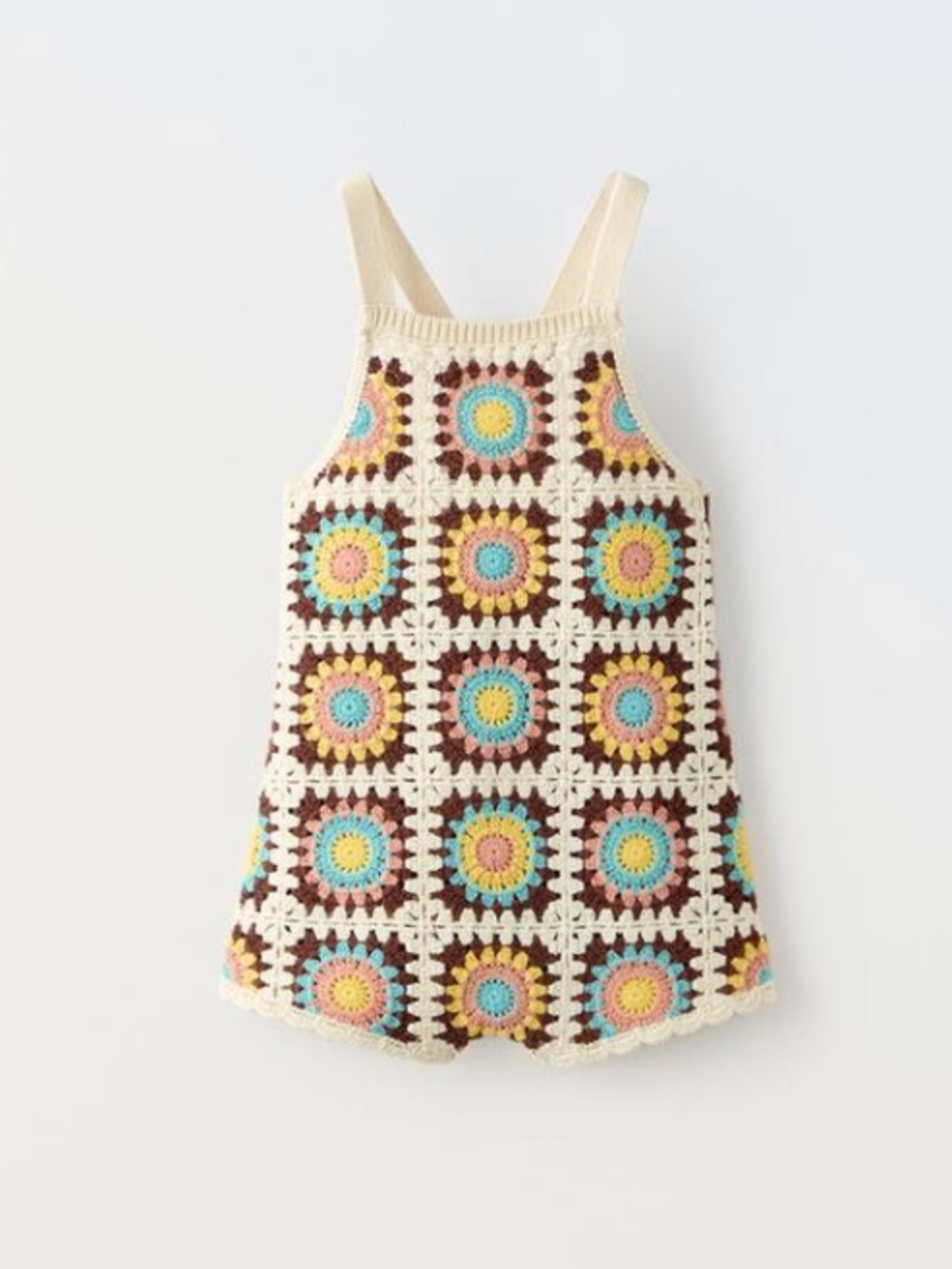 Zara Crochet Knit Romper